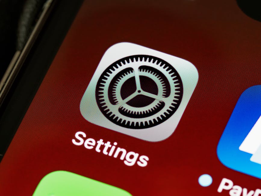 iPhone storage and video settings